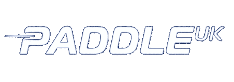 Logo of Paddle UK with stylized text.